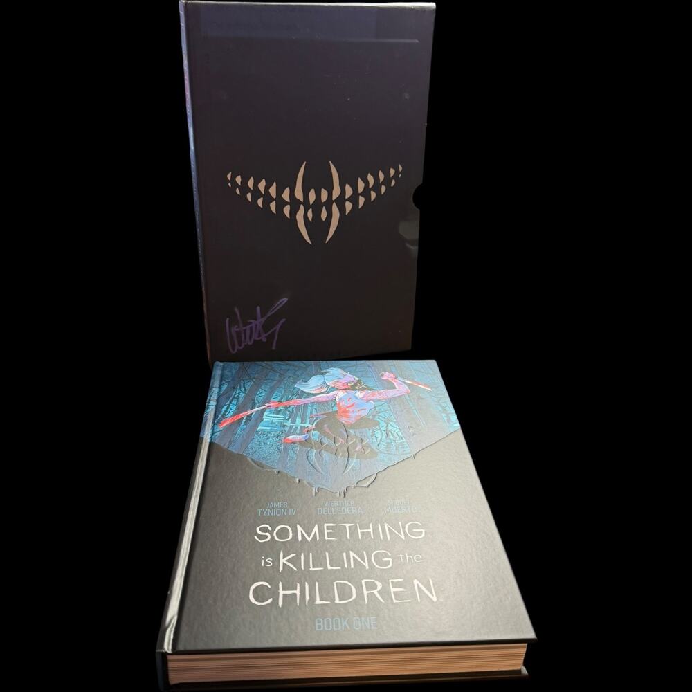 Something is Killing the Children Book One HC Slipcase Signed Werther Dell'Edera